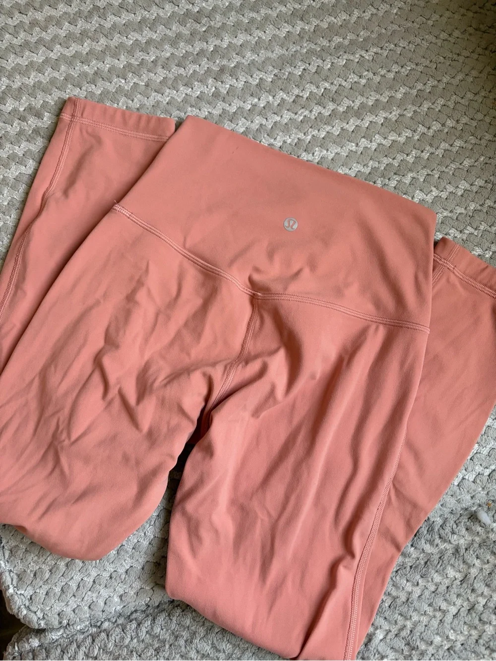 lululemon athletica Coral Peach High-Rise Athletic leggings